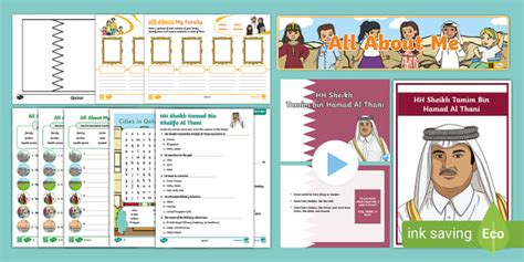 Free Qatar History Grade 1 and 2 Taster Pack (Teacher-Made)