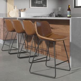 Metal Wood Bar Stools & Counter Stools You'll Love | Wayfair