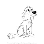 How to Draw Ralph from Pound Puppies (Pound Puppies) Step by Step
