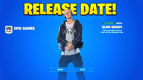 EMINEM SKIN RELEASE DATE in Fortnite! (Slim Shady) - YouTube