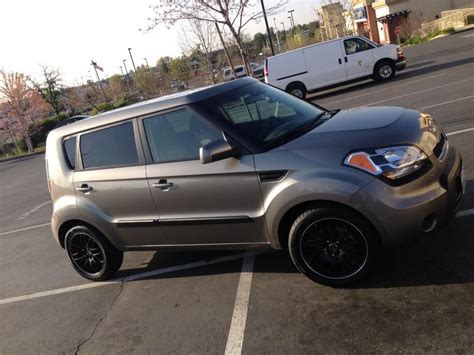 Kia Soul with Black Rims | Kia, Black rims, Kia soul