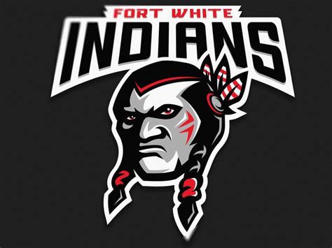 Fort White Indians sport logo | Sports logo design, Sports logo, Game logo design