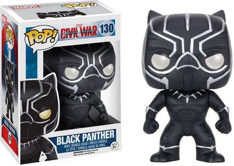 Funko Marvel Civil War Funko POP Marvel Black Panther Vinyl Bobble Head ...