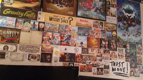 Updated my Gravity Falls/cartoon wall for the first time in 2 years : r/gravityfalls