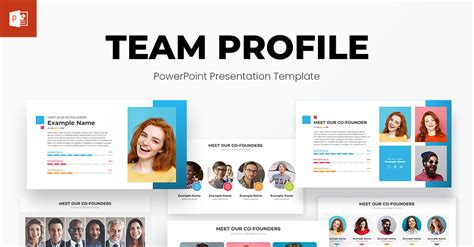 Management Team Profile PowerPoint Presentation Template