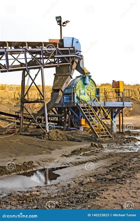 Coal Mining and Processing Plant Equipment Stock Image - Image of fuel, material: 140223823