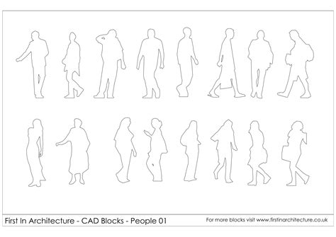 CAD Blocks - People 01