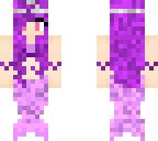 Purple mermaid | Minecraft Skin