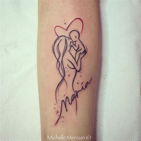 Tatuaje: Amor de Madre e Hijo - Tatuajes para Mujeres | Baby tattoos, Tattoos, Elegant tattoos