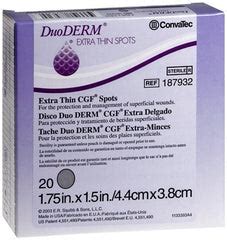 Duoderm Spots Dressings Extra Thin CGF