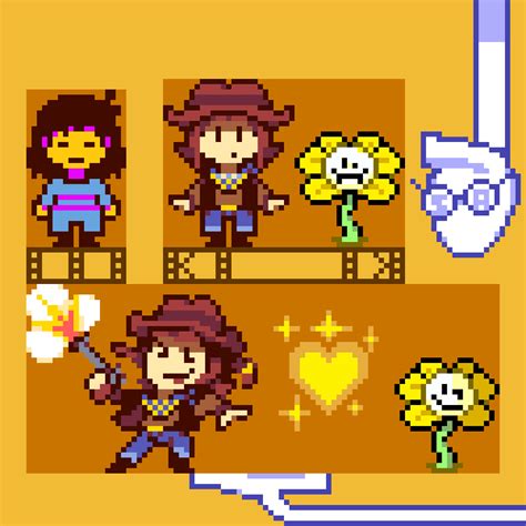 Look! Look its Clover! Clover Yellow Undertale! There are no spoilers ...