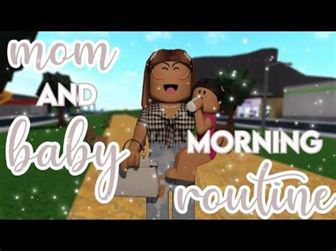 Roblox Bloxburg Mom And Baby Daily Routine