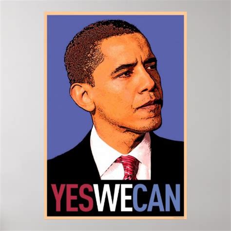 Barack Obama - Yes We Can poster | Zazzle