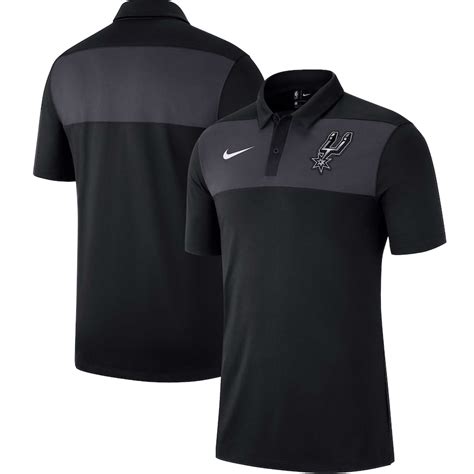 San Antonio Spurs Nike Statement Coaches Polo – Black