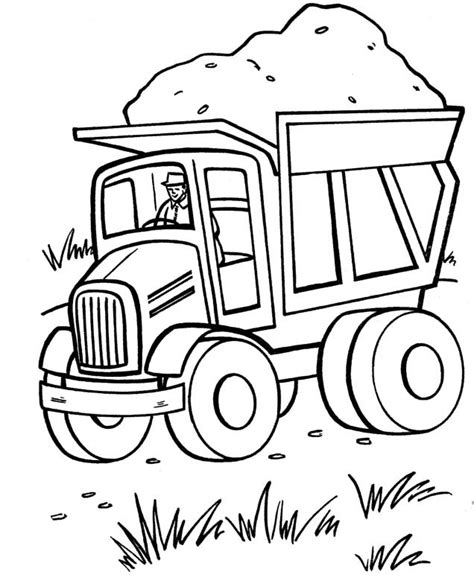 Big Trucks Coloring Pages - Coloring Home