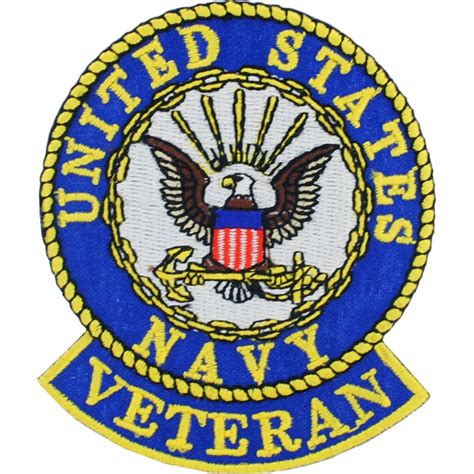 US Navy Veteran Round Logo Patch | Round logo, Navy veteran, Veteran