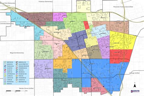 Map And Boundaries | Anaheim Elementary School District - Anaheim California Google Maps ...