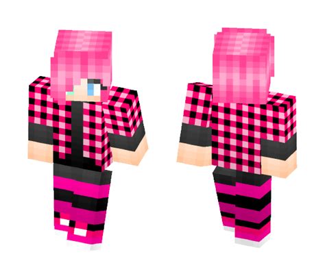 Download Pink Cat Girl Minecraft Skin for Free. SuperMinecraftSkins