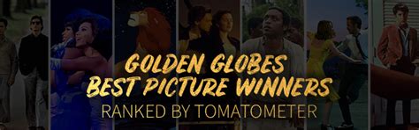 Golden Globes Best Picture Winners by Tomatometer | Rotten Tomatoes