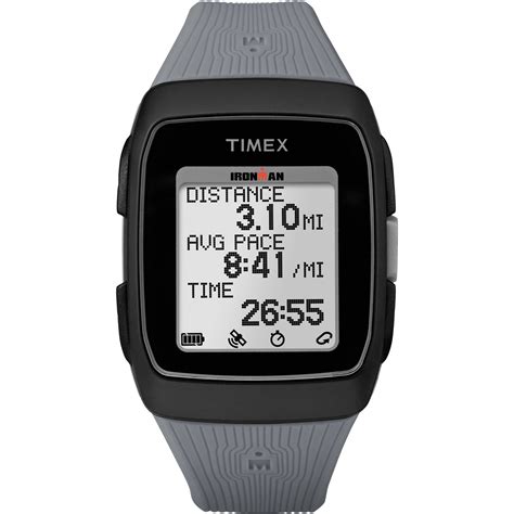 Timex IRONMAN GPS Watch (Black/Gray) TW5M11800F5 B&H Photo Video