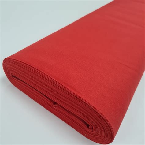 100% Cotton Fabric Red