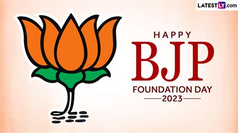 BJP Foundation Day 2023 Wishes and HD Images: Celebrate BJP Sthapna Diwas Posters, Banners ...