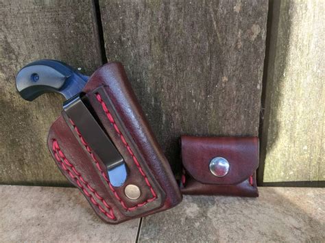 NAA mini revolver IWB holster with ammo wallet combo 1 | Etsy
