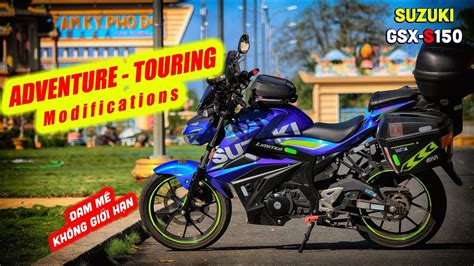 Suzuki GSX S150 Đồ chơi gắn xe touring - Modified Adventure Bike (Touring bike giá rẻ ...