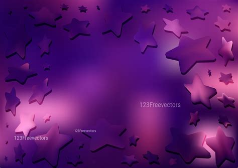 Animated Purple Stars Background