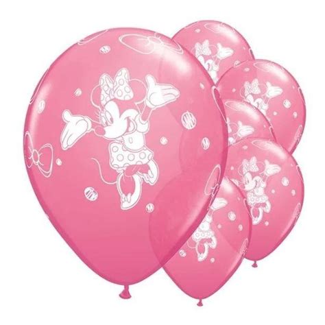 12" Minnie Mouse Latex Balloons