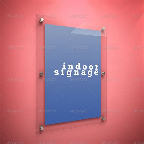 Indoor Signage Mockup by vocice | GraphicRiver