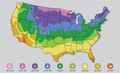 USDA Zone Map – Northland Rosarium