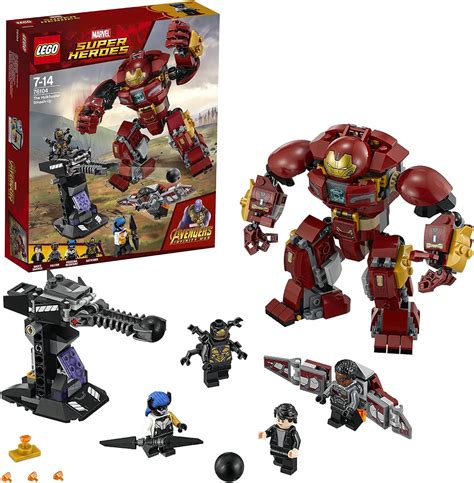 Amazon.com: Lego 76104 Marvel Avengers The Hulkbuster Smash-Up, Bruce ...