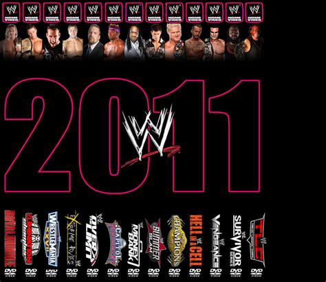 WWE DVD COLLECTION SPINE 2011 by FusionDesignings on DeviantArt