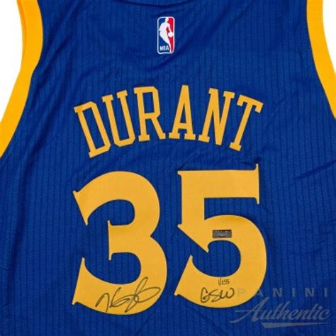 Kevin Durant Signed Golden State Warriors LE Jersey Inscribed "GSW ...