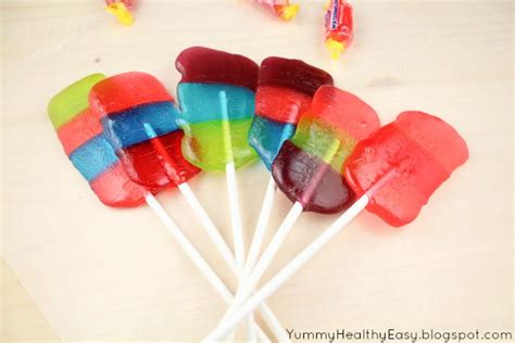 Homemade Jolly Rancher Lollipops - Yummy Healthy Easy