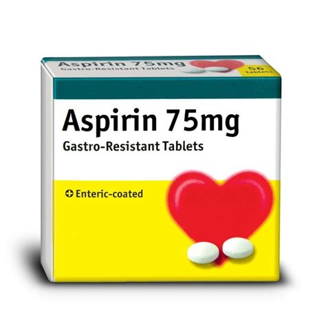 Aspirin Tablets 75mg 28 Tablets | Chemist-4-U