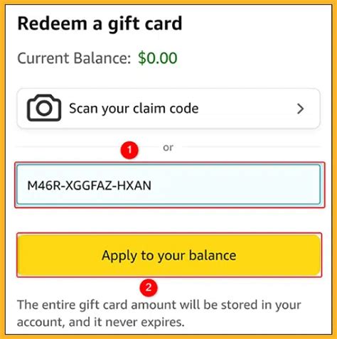 How to Redeem Amazon Gift Card Code | Step By Step Guide