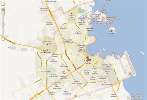 Doha Map - Qatar