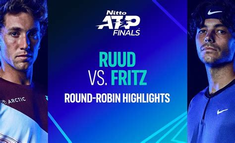 Ruud vs. Fritz | Nitto ATP Finals Highlights - VCP Tennis