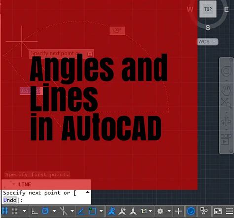 AutoCAD tutorial 04: Angles and lines in AutoCAD