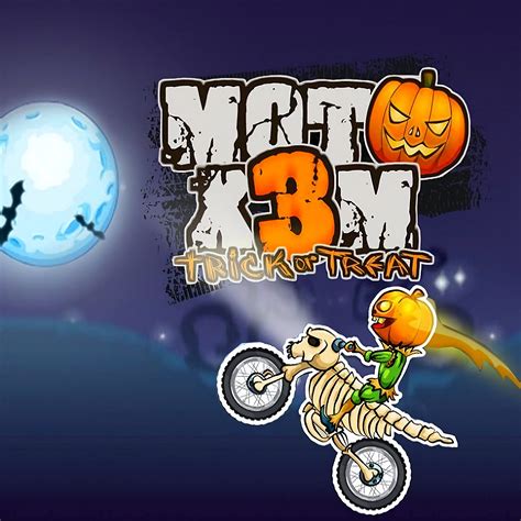 Moto X3M Spooky Land game play on Friv2Online