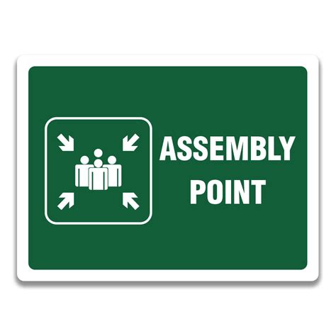 ASSEMBLY POINT SIGNS - Safety Sign and Label