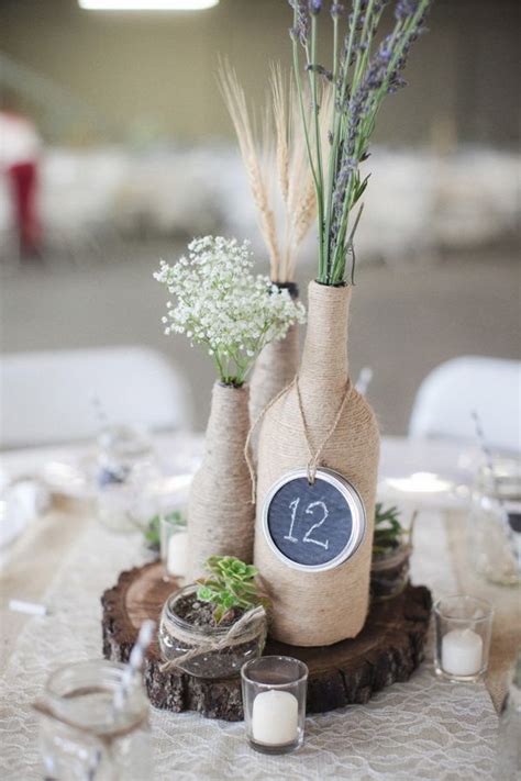 Wine Bottle Centerpieces — The Knot Community