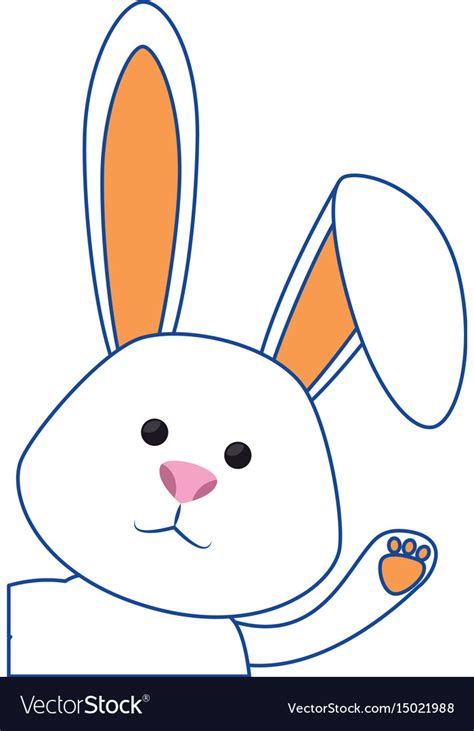 Cute bunny icon Royalty Free Vector Image - VectorStock