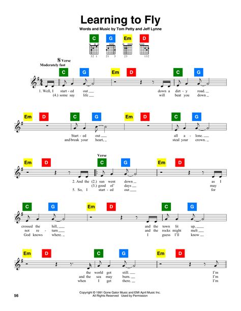 Learning To Fly by Tom Petty - ChordBuddy - Guitar Instructor