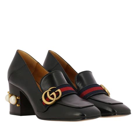 GUCCI: Shoes women | High Heel Shoes Gucci Women Black | High Heel Shoes Gucci 425943 CQXM0 ...