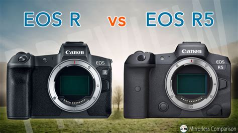 Canon EOS R vs EOS R5 - The 10 Main Differences - Mirrorless Comparison