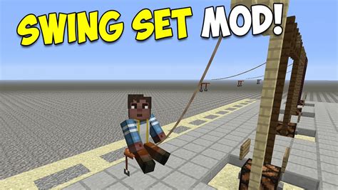 Minecraft Xbox & Playstation: WORKING SWING SET MOD! | This Thing is Awesome! - YouTube