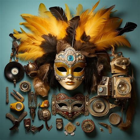 Premium AI Image | Photo instruments for carnival